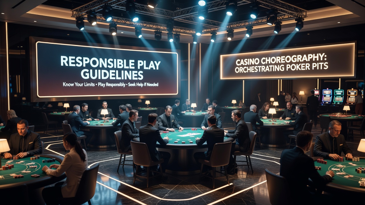 Integration von Bühnenbeleuchtung und verantwortungsvollen Spielmaßnahmen in einer Spielbank