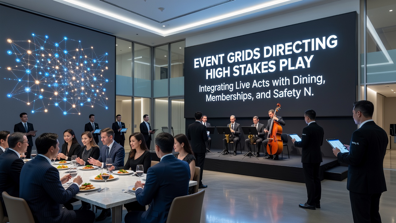 Integration von Speisen und Sicherheitsprotokollen bei High-Stakes-Events