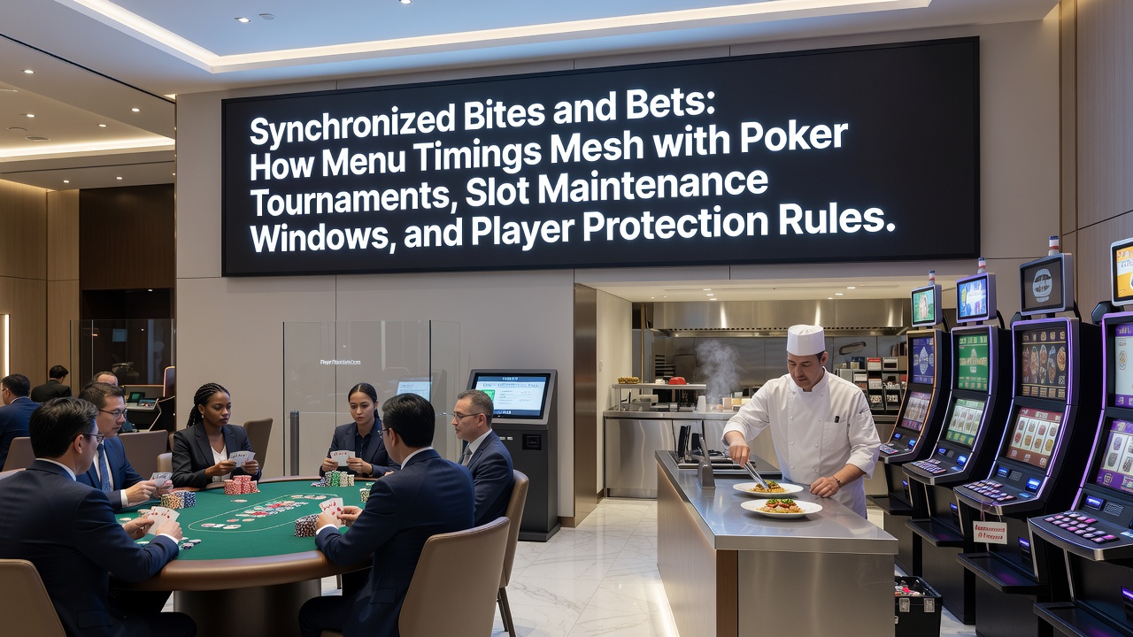Synchronisierte Menüzeiten und Pokerturniere in einer deutschen Spielbank